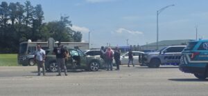 Two-Vehicle Crash Reported at Centre Intersection; No Injuries