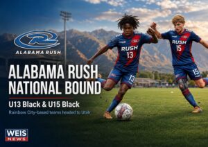 Alabama Rush teams from Rainbow City headed to the US Youth Soccer National Championships in Utah.