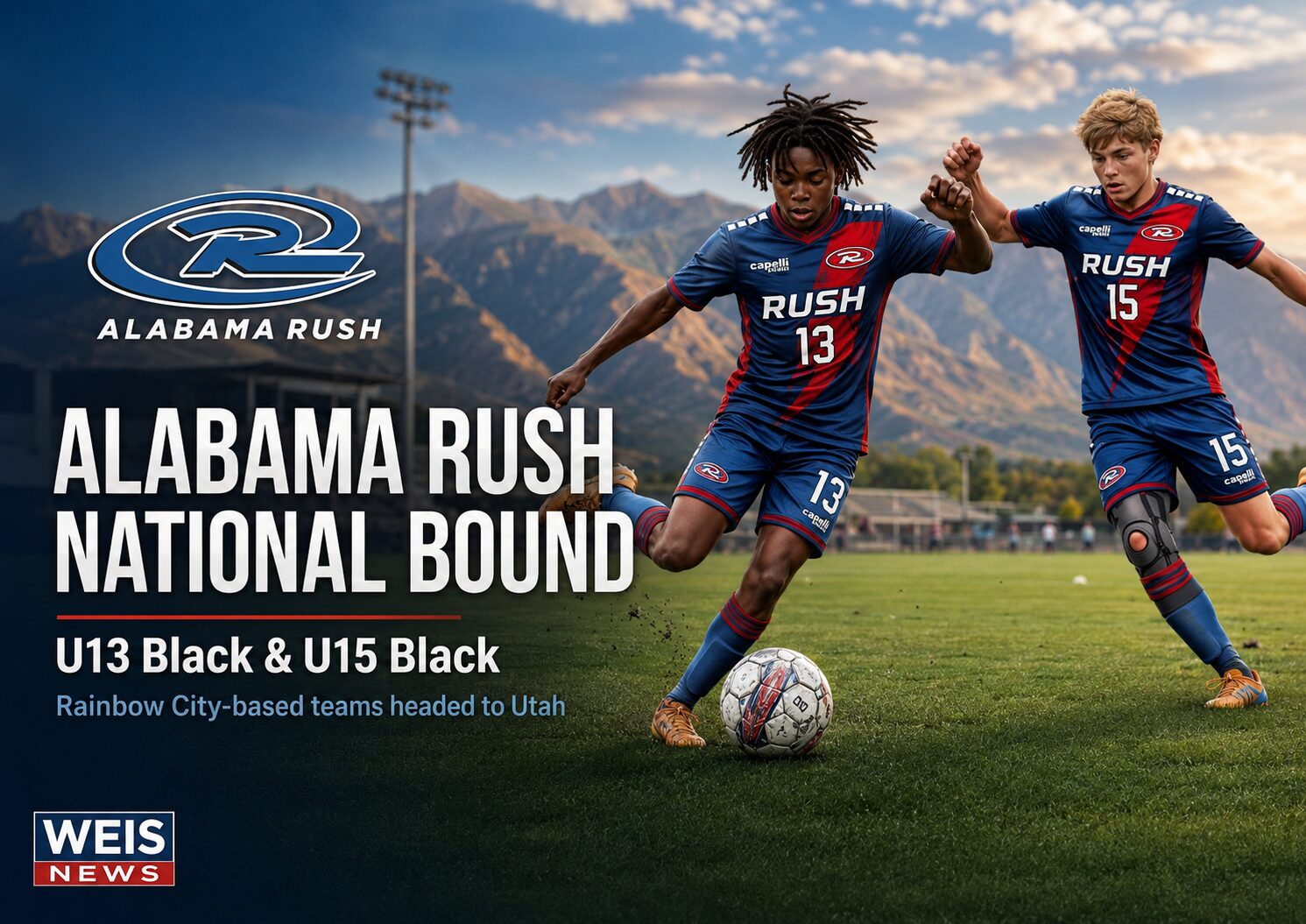 Alabama Rush teams from Rainbow City headed to the US Youth Soccer National Championships in Utah.