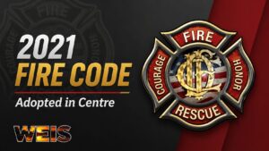 Centre adopts the 2021 International Fire Code to strengthen fire and life safety standards.