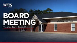 Cherokee County Board of Education Central Office building in Centre, Alabama.
