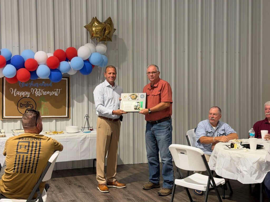 Deputy Danny Fincher recognized by the Etowah County Sheriff’s Office following nearly 30 years of service.