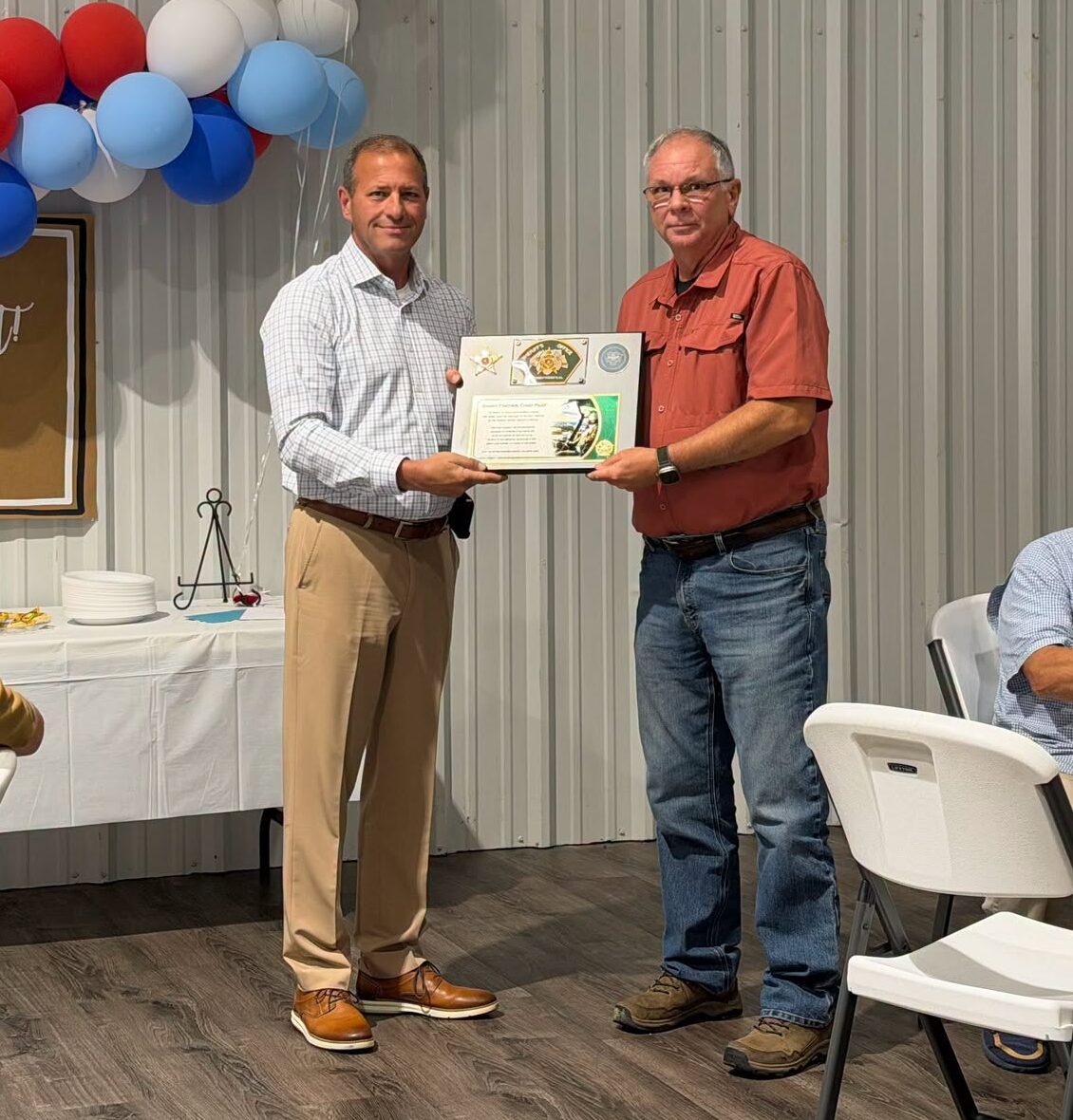 Deputy Danny Fincher recognized by the Etowah County Sheriff’s Office following nearly 30 years of service.