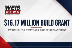 Marshall County Awarded $16.17 Million Federal BUILD Grant to Replace Swayback Bridge