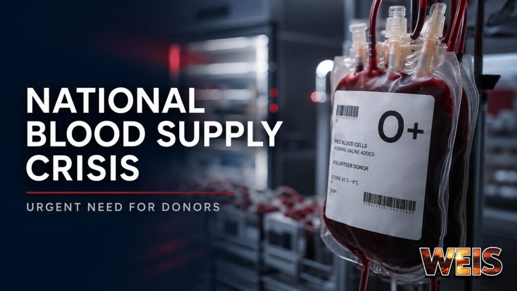 National blood supply crisis creates an urgent need for blood donors in Cherokee County and across the country