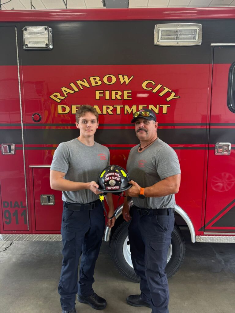 Firefighter Cole Neely joins the Rainbow City Fire Department