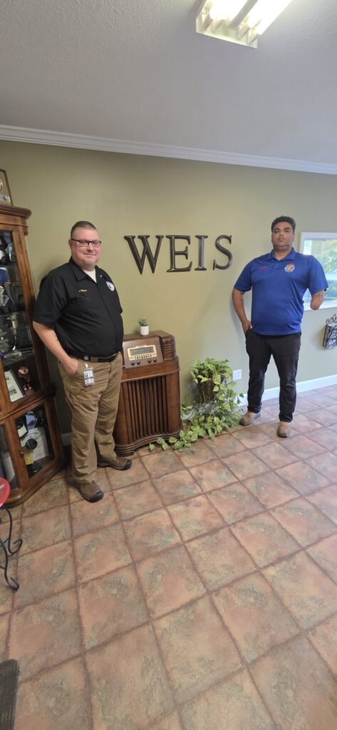 Centre Fire food drive discussed during a WEIS Radio interview with Chief Robert Pace and Joey Weaver