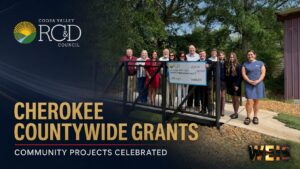 Cherokee Countywide grants celebration with Sen. Andrew Jones, Coosa Valley RC&D representatives, and recipients at Spring Garden High School