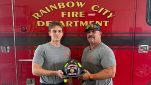 Firefighter Cole Neely joins the Rainbow City Fire Department