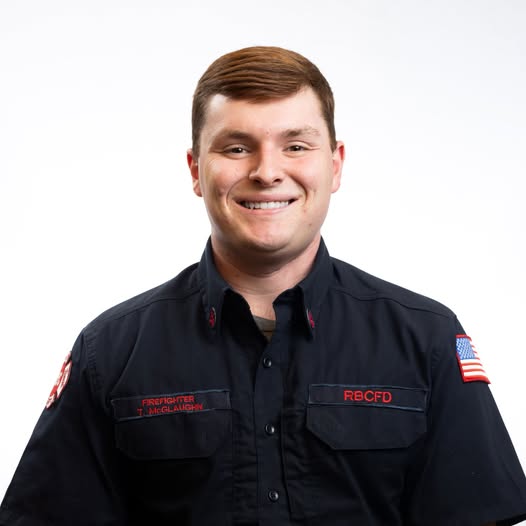 Rainbow City Firefighter Tucker McGlaughn after passing the National Registry Paramedic Certification Examination.