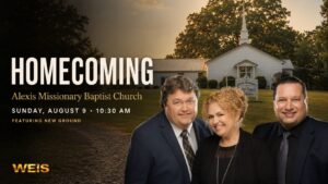 Alexis Missionary Baptist Church homecoming featuring New Ground on August 9