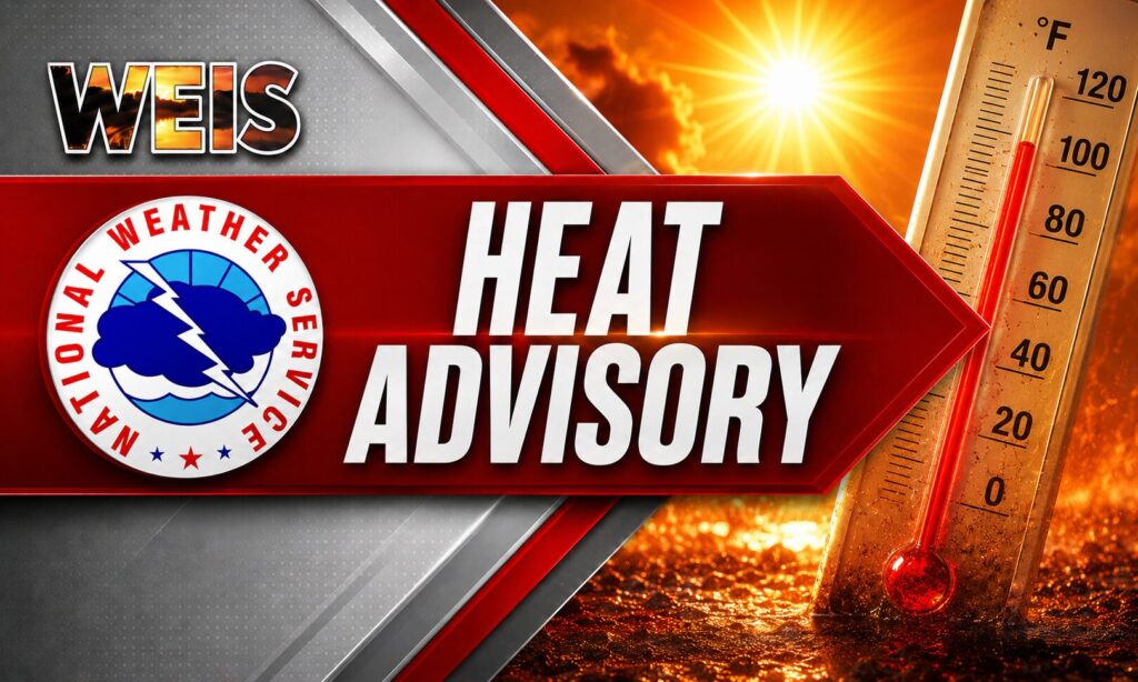 Cherokee County heat advisory warns of heat index values up to 107 degrees through Saturday.