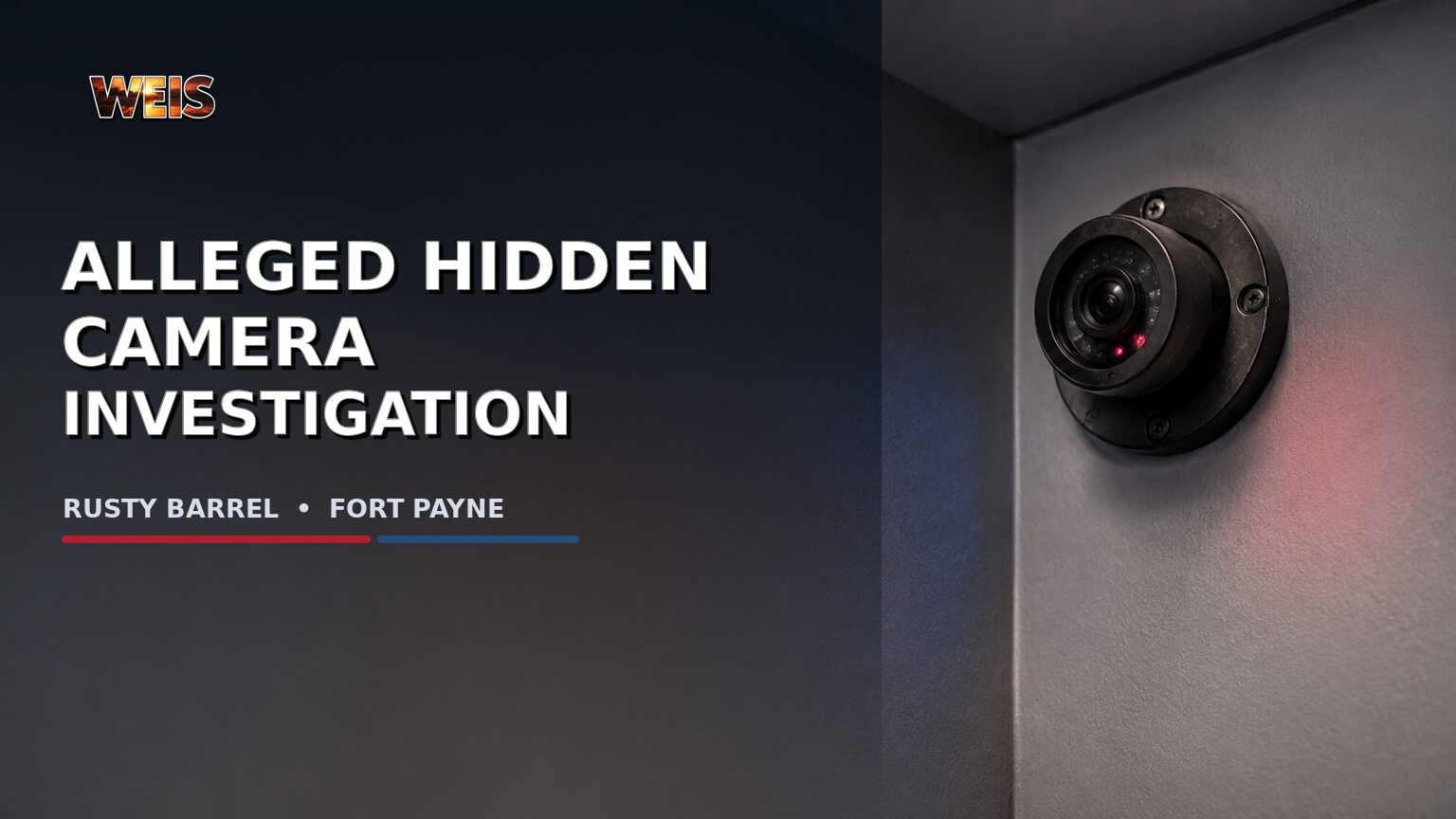 Rusty Barrel hidden camera investigation in Fort Payne
