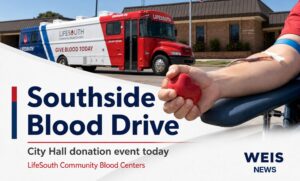 Southside City Hall Blood Drive Set for Today