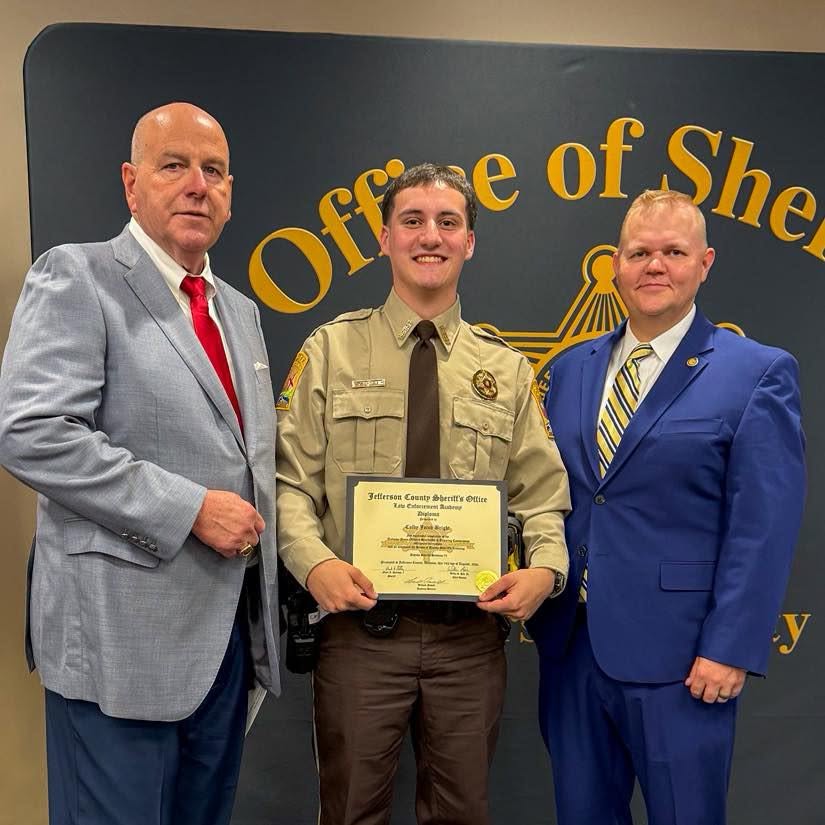 Deputy Colby Bright at his Jefferson County Sheriff’s Academy graduation