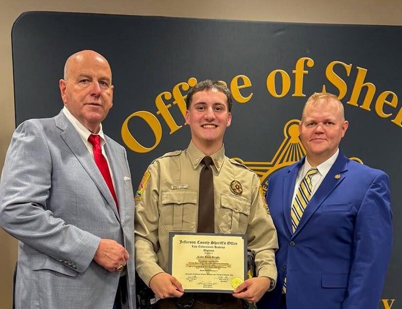 Deputy Colby Bright at his Jefferson County Sheriff’s Academy graduation