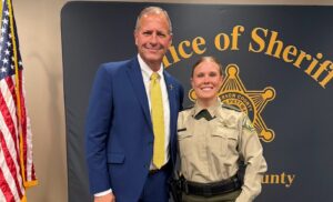 Deputy Erin Woodcock receives Director’s Award at academy graduation