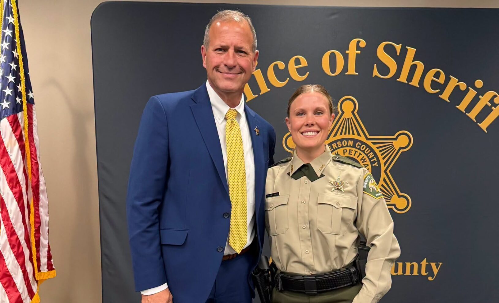Deputy Erin Woodcock receives Director’s Award at academy graduation