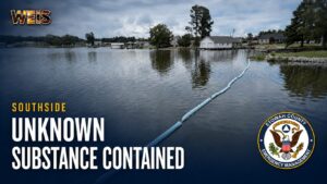 Etowah County EMA response to a Southside water spill near Broughton Springs