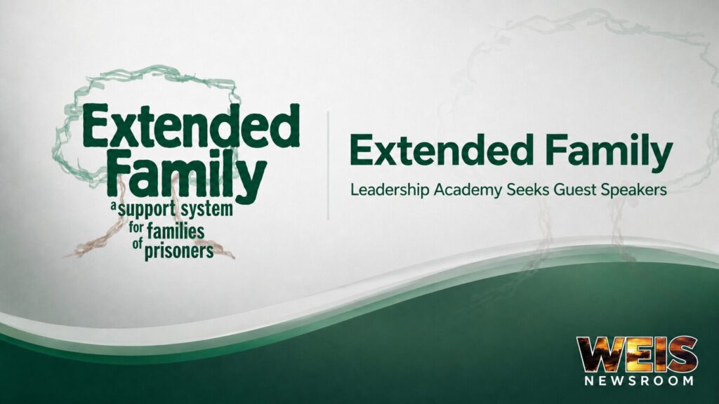 Extended Family Leadership Academy students participating in a goal-setting activity with volunteer guest speakers