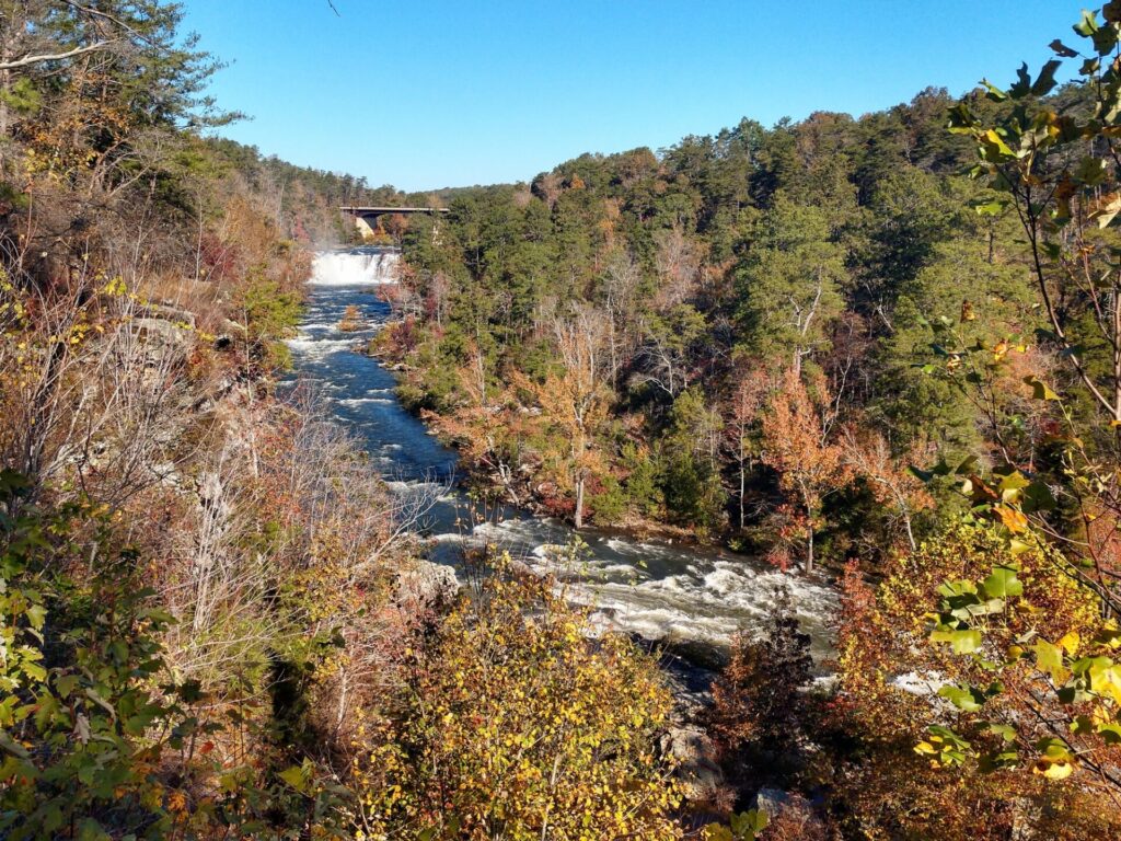 Little River Falls at Little River Canyon National Preserve in Alabama