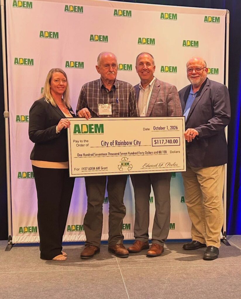 Rainbow City recycling grant provides $117,740 from ADEM to expand local services