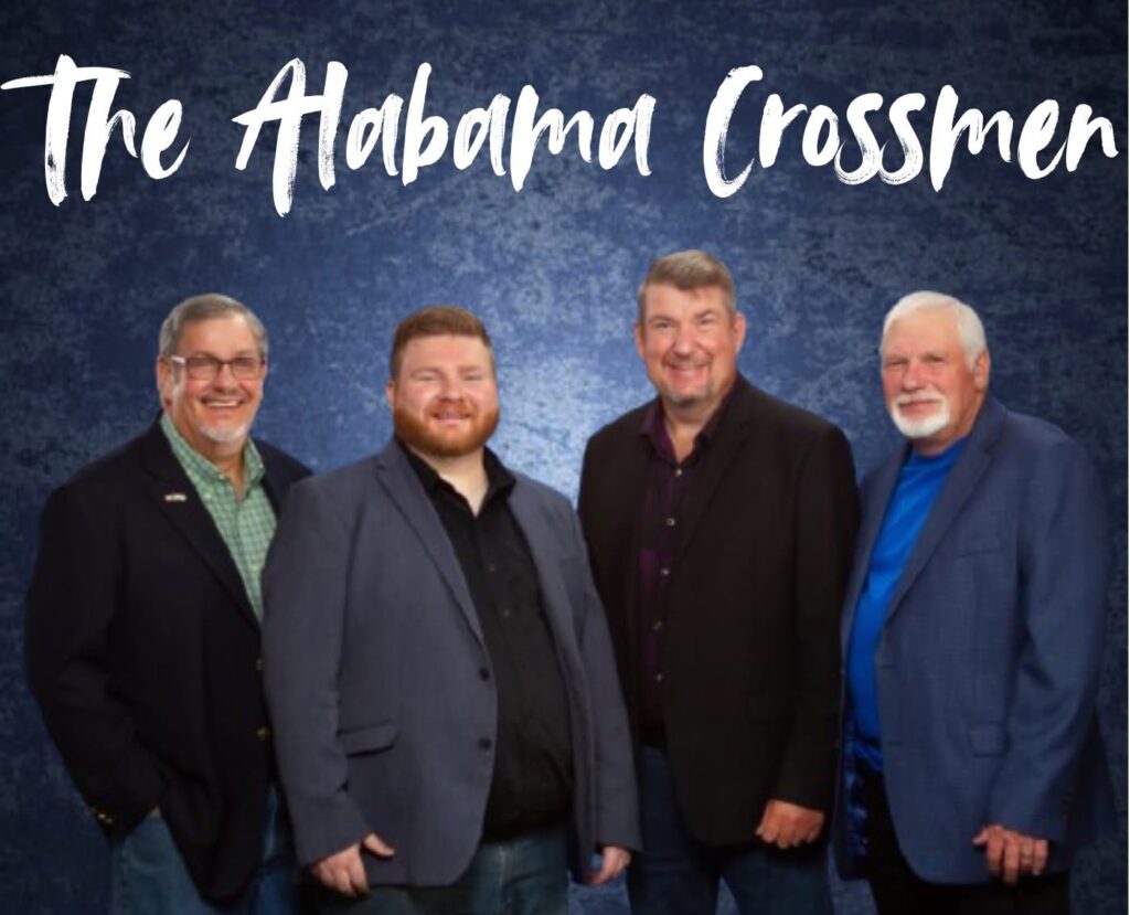 Flyer announcing The Alabama Crossmen at Pleasant Arbor Baptist Church’s homecoming service in Piedmont