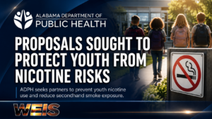 ADPH youth tobacco prevention grants supporting nicotine and secondhand smoke prevention