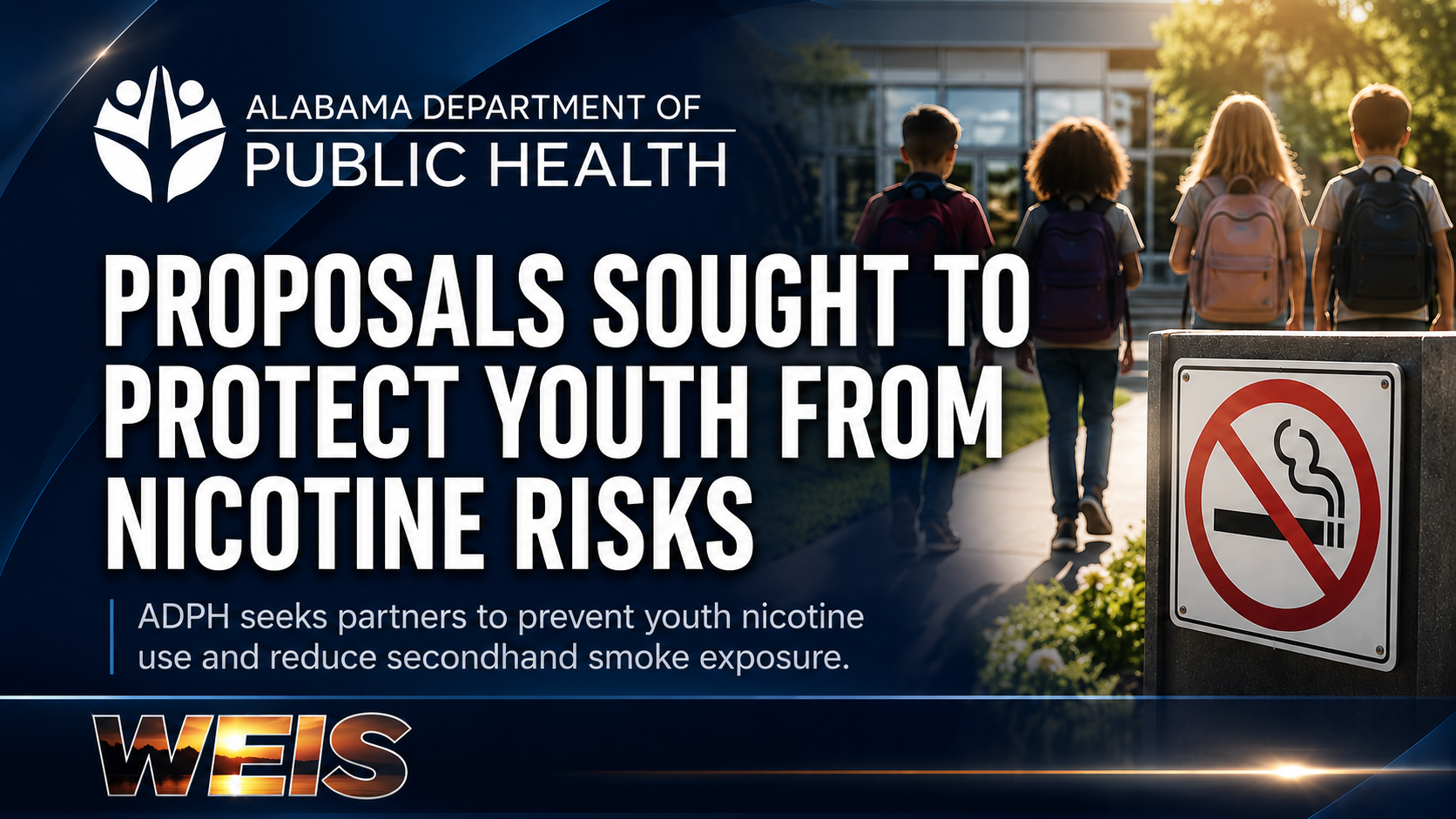 ADPH youth tobacco prevention grants supporting nicotine and secondhand smoke prevention