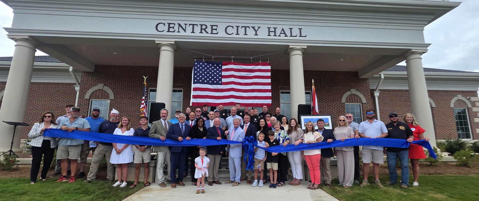 Centre City Hall grand opening and ribbon-cutting ceremony in Centre, Alabama