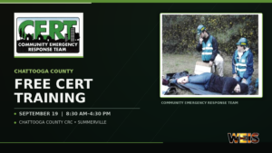 Chattooga County CERT training scheduled Sept. 19 in Summerville
