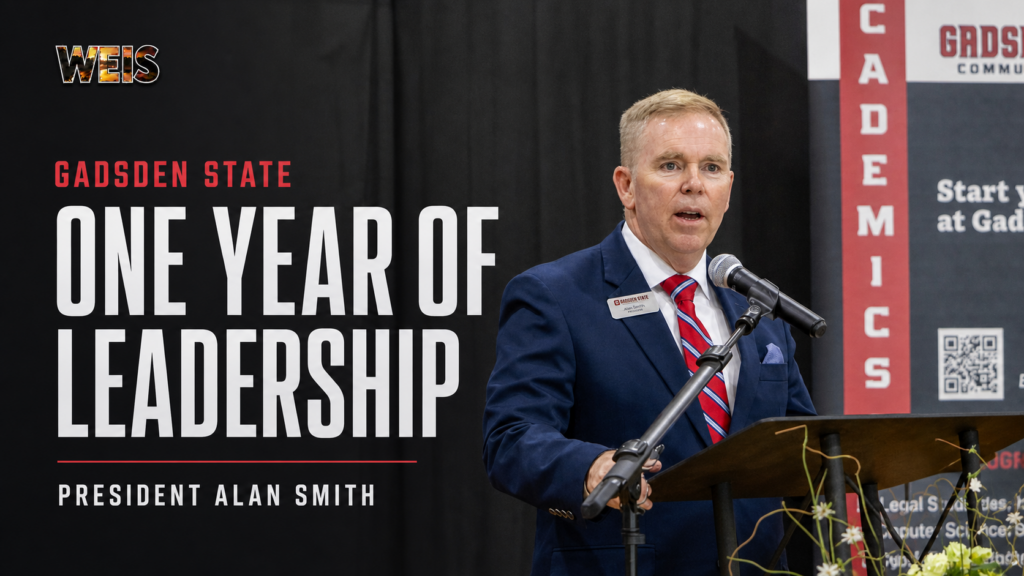 Gadsden State President Alan Smith speaks about scholarships, partnerships and enrollment growth during his first year in office
