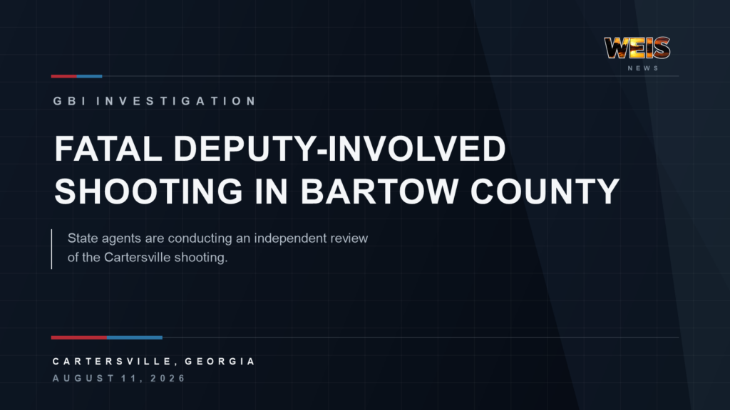 GBI investigation into a fatal Bartow County deputy shooting near a Cartersville McDonald’s.