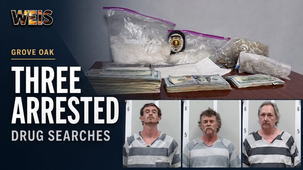 DeKalb County Sheriff’s Office investigation connected to three Grove Oak drug arrests