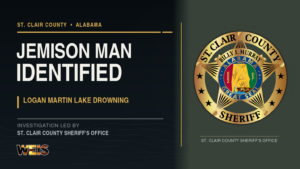 Logan Martin Lake drowning header identifying Jody Stephen Landrum of Jemison as the victim.