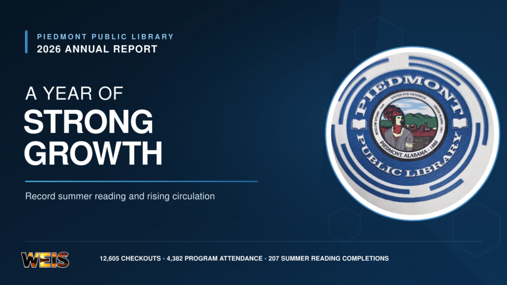 Piedmont Public Library 2026 Annual Report highlights strong growth, increased circulation, and record summer reading participation