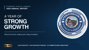 Piedmont Public Library 2026 Annual Report highlights strong growth, increased circulation, and record summer reading participation