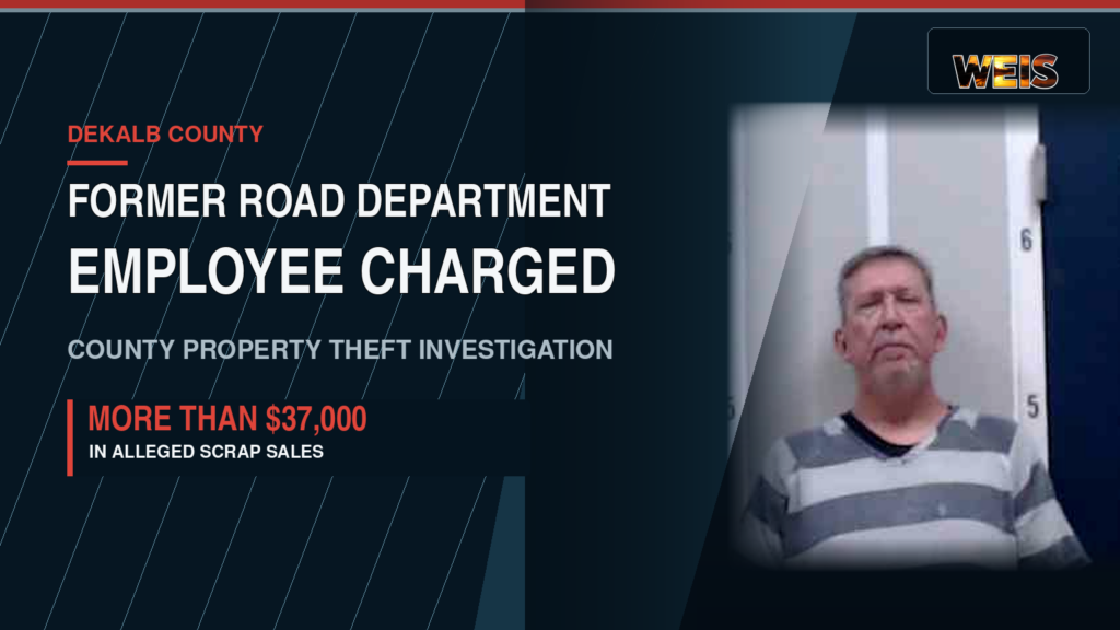 DeKalb County Road Department employee Timothy Joe Young charged with theft of county equipment