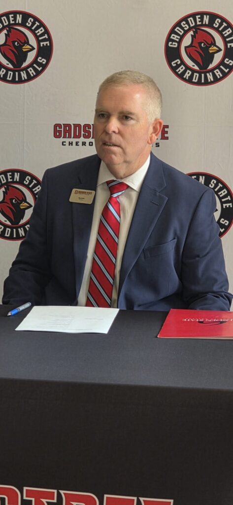 Gadsden State and Centre public safety agreement signing at the Cherokee campus.