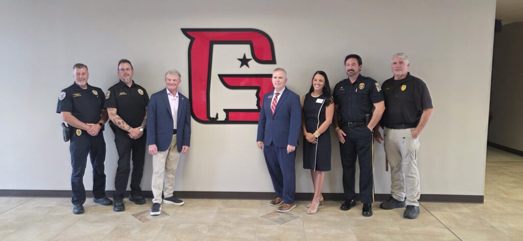 Gadsden State and Centre public safety agreement signing at the Cherokee campus.