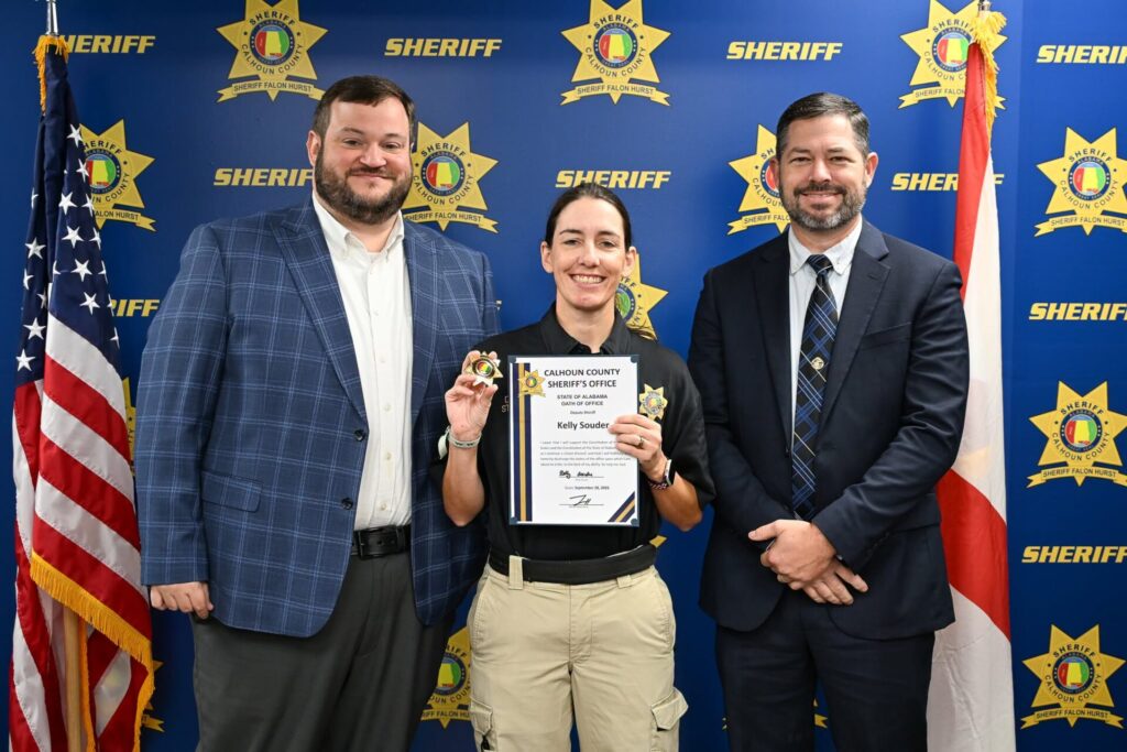 Deputy Kelly Stephens Souder assigned to animal-related investigations with the Calhoun County Sheriff’s Office