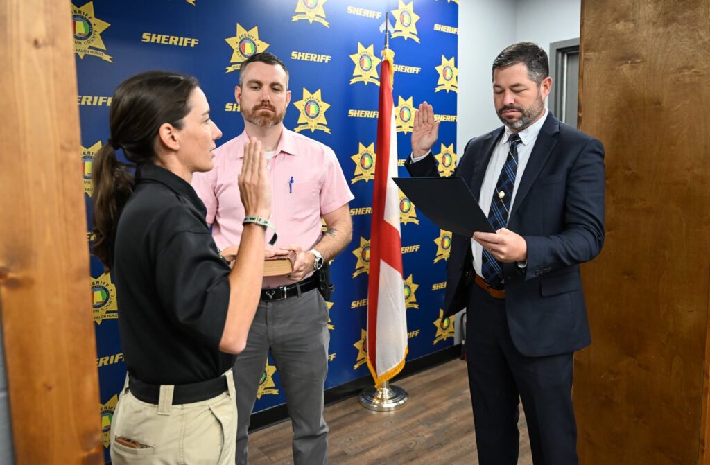 Deputy Kelly Stephens Souder assigned to animal-related investigations with the Calhoun County Sheriff’s Office