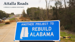 Rebuild Alabama roadwork sign in a file photo accompanying news of Attalla road improvements.