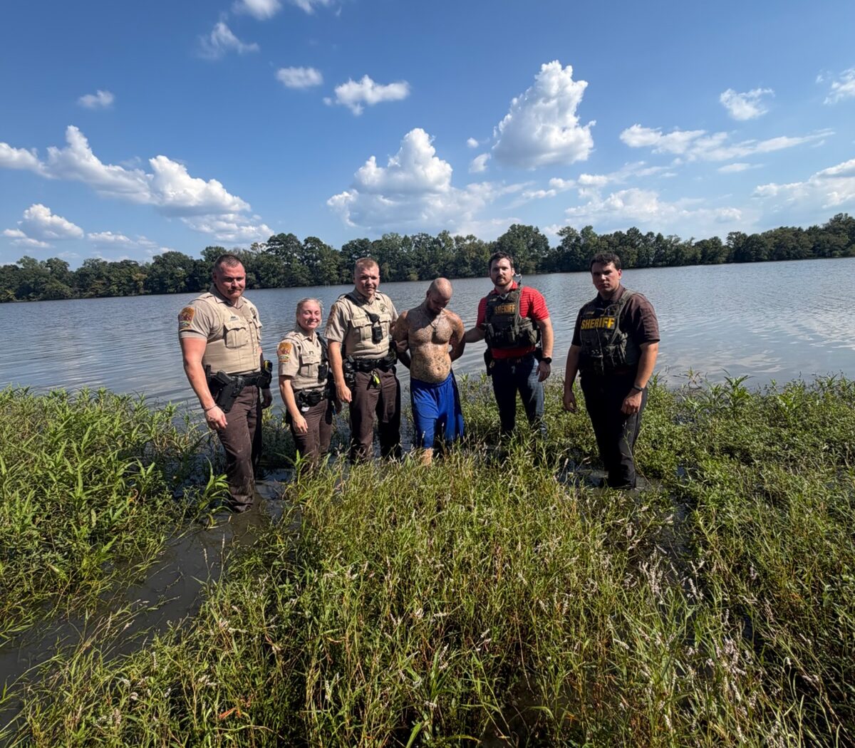 Manhunt Ends at Mud Creek