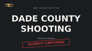 WEIS Dade County shooting news header with a red Suspect Captured stamp.