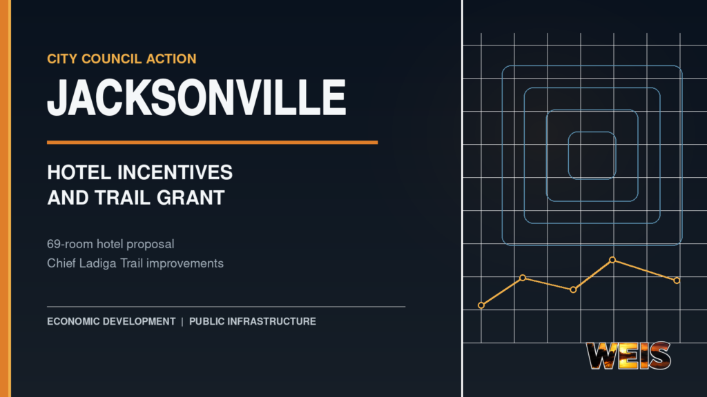 Jacksonville hotel incentive package and Chief Ladiga Trail grant news header
