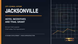 Jacksonville hotel incentive package and Chief Ladiga Trail grant news header