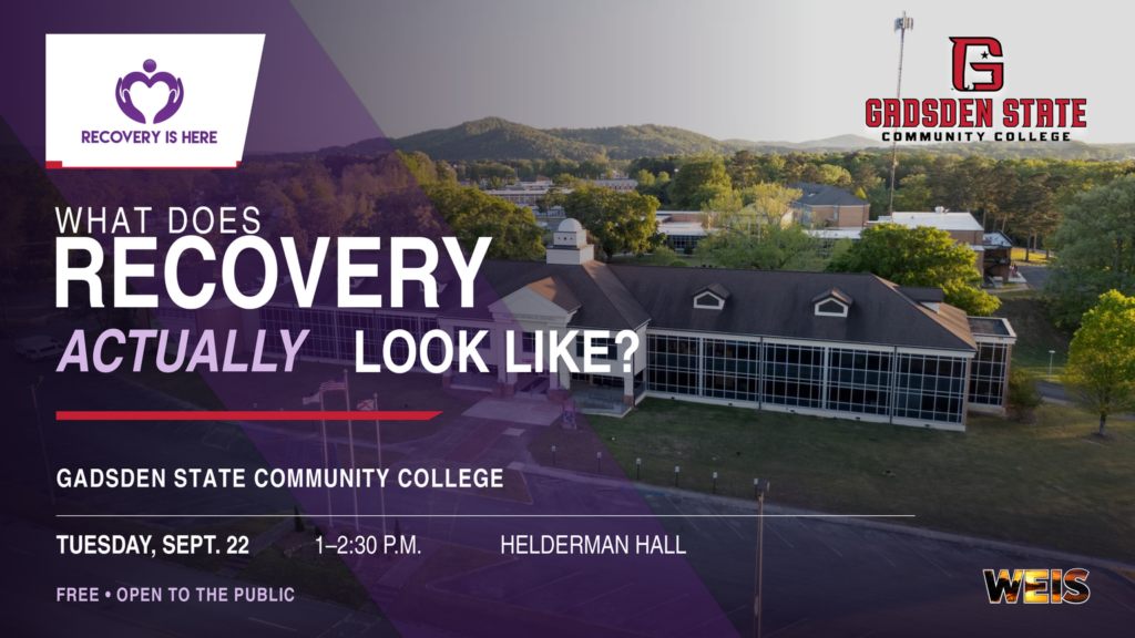 Gadsden State Recovery Is Here event at the Wallace Drive Campus on Sept. 22