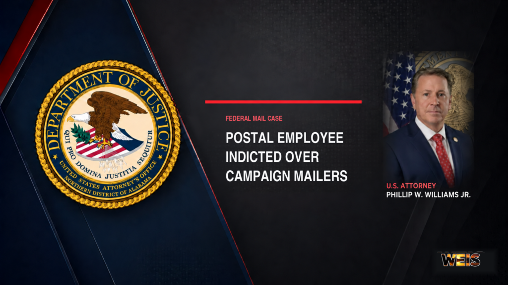 Sekondi Watts indictment news header with the Justice Department seal and U.S. Attorney Phillip W. Williams Jr.