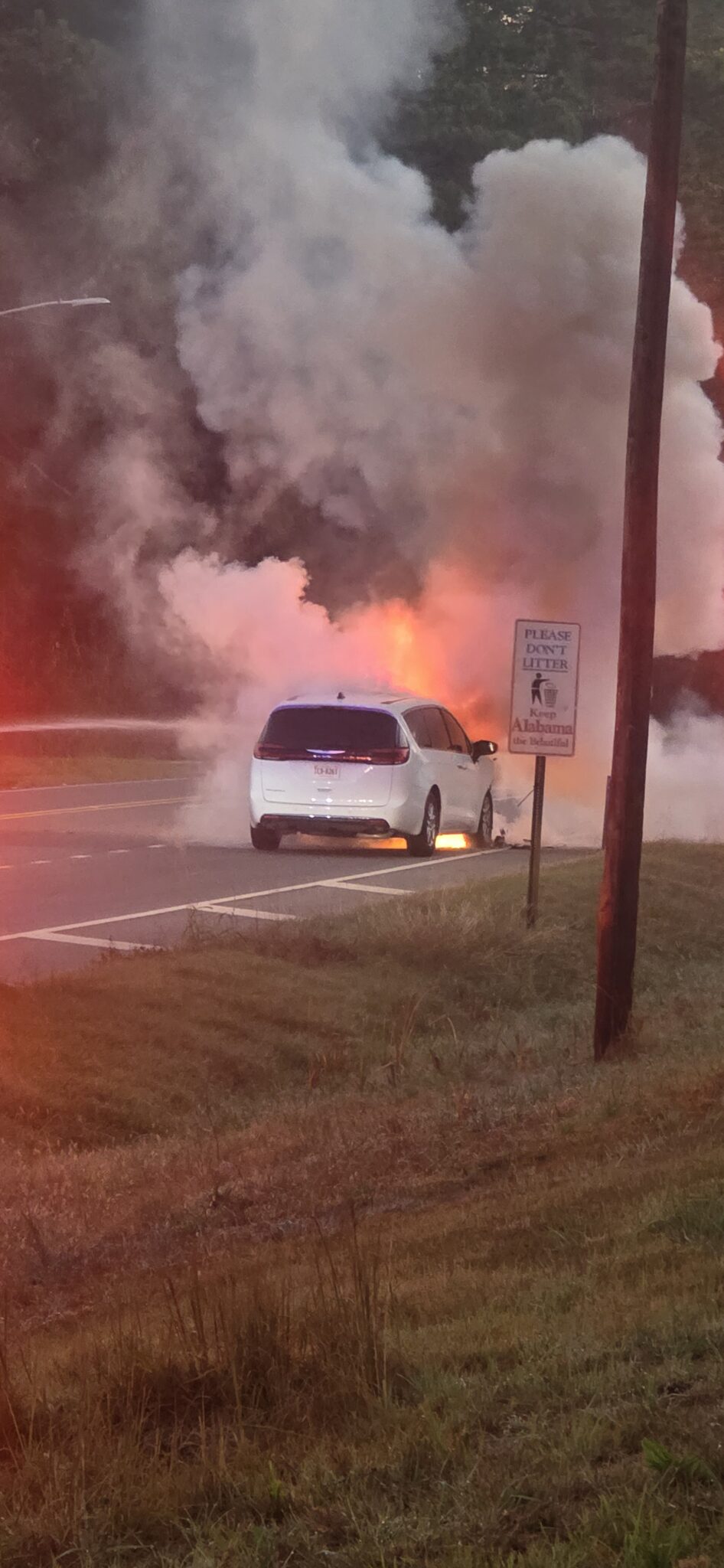 Quick Response Extinguishes Van Fire After School Bus Struck in Centre ...